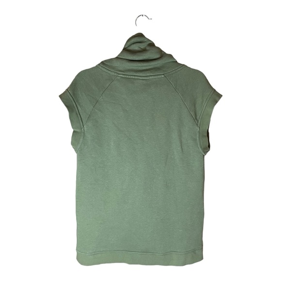 Nike Rally Sportswear Funnel Neck Sleeveless Sweatshirt Green Pocket Size Small - Picture 2 of 7